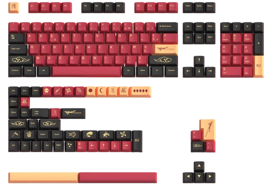 GMK Keycap RED Samurai Gamnity