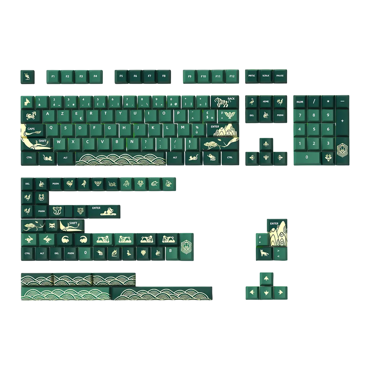 Touches de clavier françaises KYOMOT Gamnity